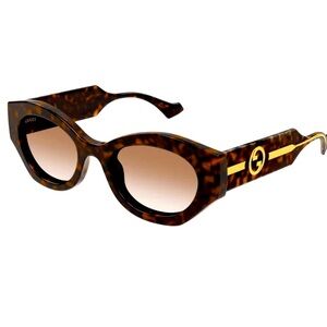 Gucci Brown Tortoise Sunglasses